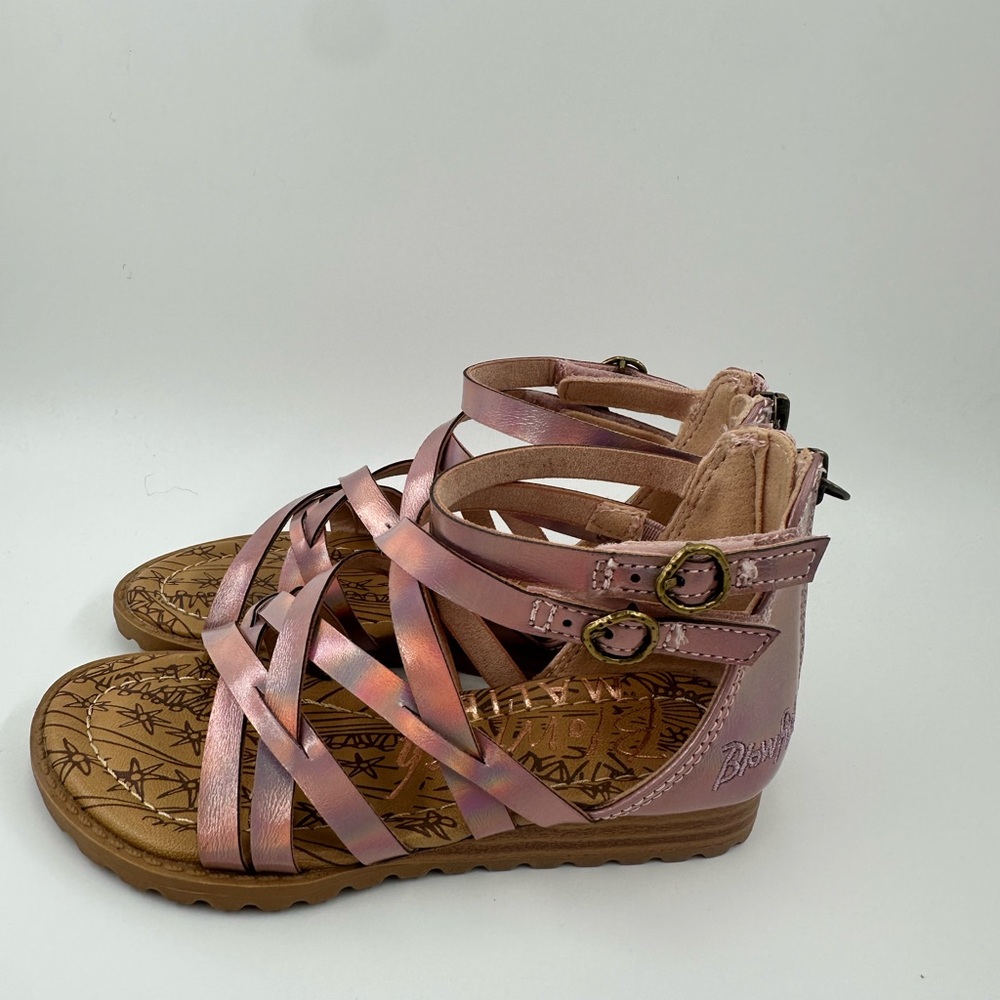 Blowfish Malibu Pink Strappy Sandals - Picture 4 of 10